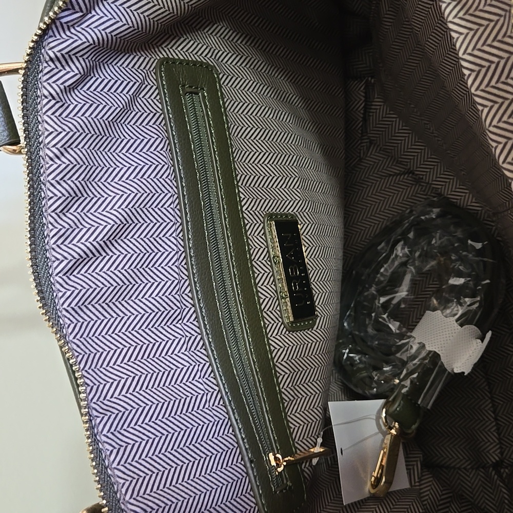 Elegant Dark Green Handbag - Picture 4 of 10